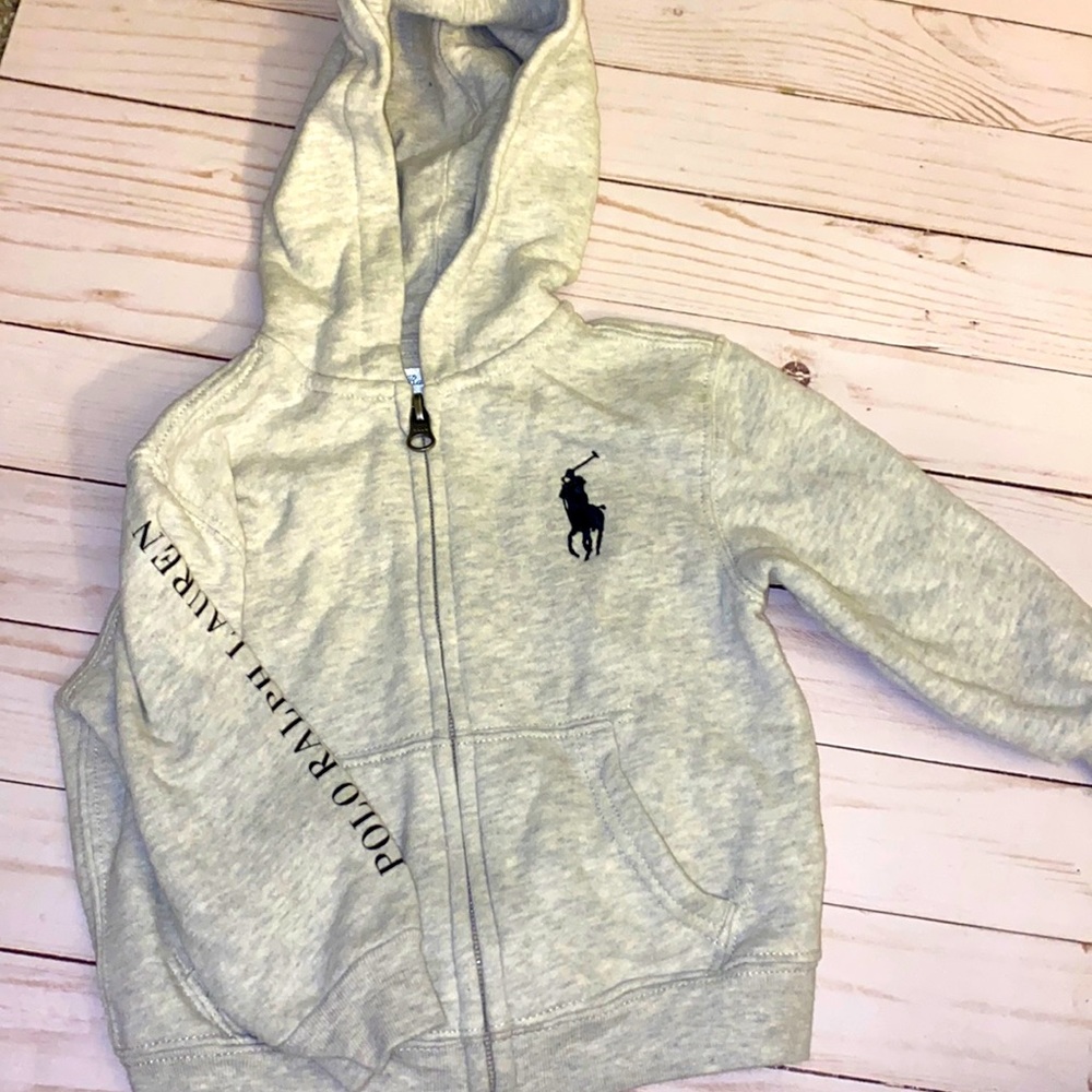 Polo zip up hoodie